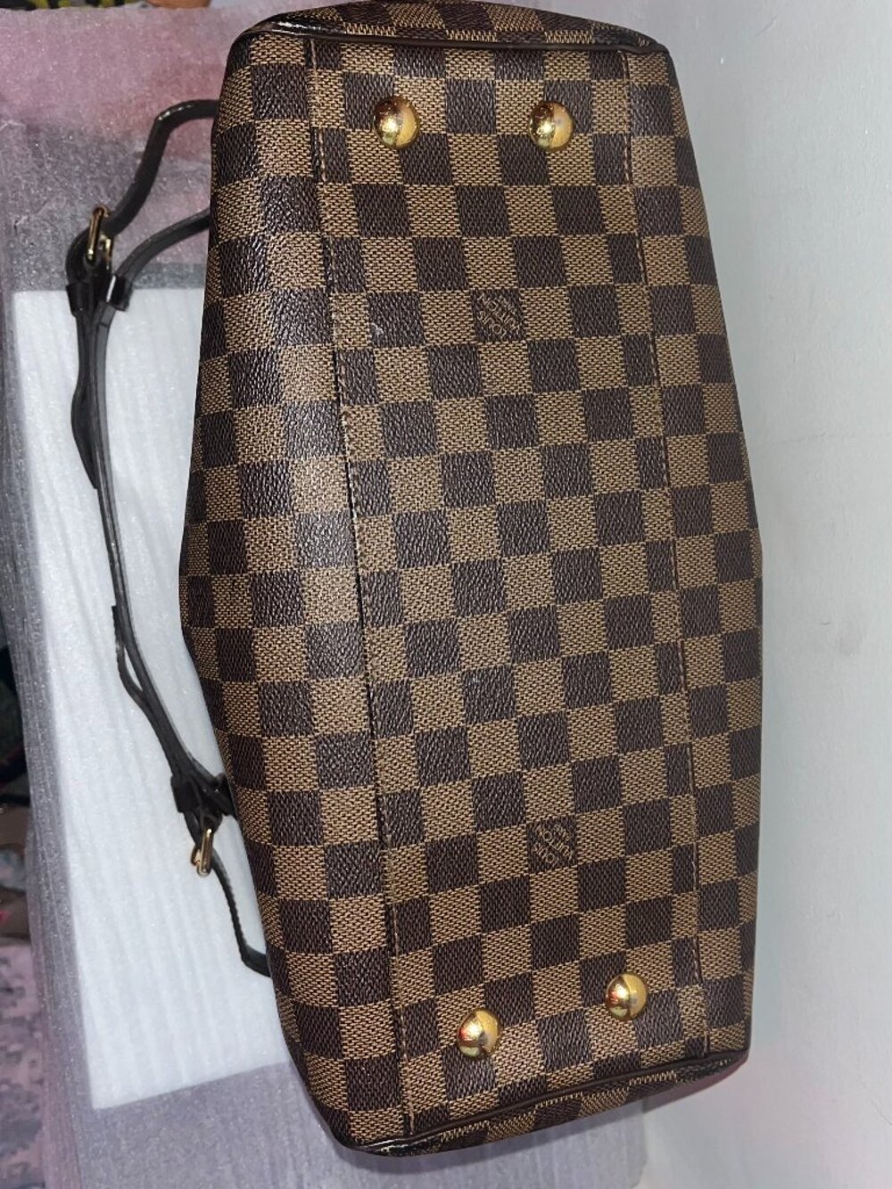 MARKET RARE AUTHENTIC Louis Vuitton Damier Ebene Trevi Pm - Picture 8 of 15